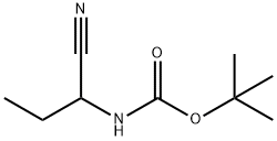 N-(1-氰丙基)氨基甲酸叔丁酯, 657424-07-2, 结构式