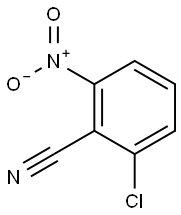 2-氯-6-硝基苯甲腈 结构式