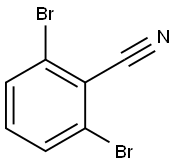 2,6-DIBROMOBENZONITRILE Structure