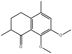 1(2H)-Naphthalenone, 3,4-dihydro-7,8-dimethoxy-2,5-dimethyl- Structure