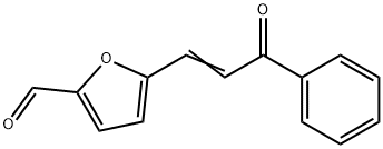 5-(3-OXO-3-PHENYL-1-PROPENYL)-2-FURALDEHYDE Structure