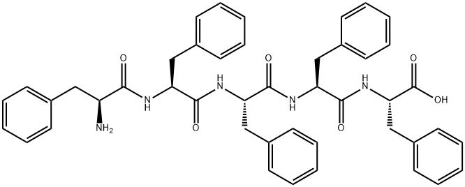 PENTA-L-PHENYLALANINE ACETATE SALT Struktur