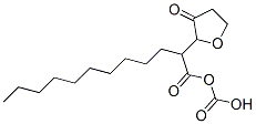 2-Carboxy-ALPHA-decyltetrahydro-oxo-2-furanacetic acid Struktur