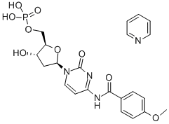 N(4) anisoyl-2'-deoxycytidine 5'-monophosphate pyridinium Structure