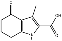 3-甲基-4-氧代-4,5,6,7-四氢-1H-吲哚-2-羧酸,6577-89-5,结构式