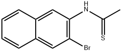 N-(3-bromo-2-naphthyl)ethanethioamide Structure