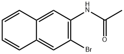 N-(3-bromo-2-naphthyl)acetamide Structure
