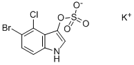 5-溴-4-氯-3-吲羟硫酸钾, 6578-07-0, 结构式