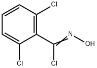 2,6-DICHLORO-N-HYDROXYBENZENECARBOXIMIDOYL CHLORIDE Struktur
