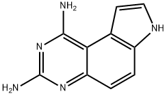 7H-PYRROLO[3,2-F]QUINAZOLINE-1,3-DIAMINE Struktur
