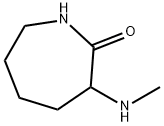 3-(メチルアミノ)アゼパン-2-オン 化学構造式