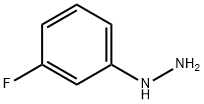 (3-FLUOROPHENYL)HYDRAZINE 结构式