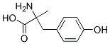 A-METHYL-DL-P-TYROSINE Struktur