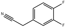 3,4-二氟苯乙腈 结构式