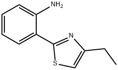 Benzenamine, 2-(4-ethyl-2-thiazolyl)- (9CI) Structure