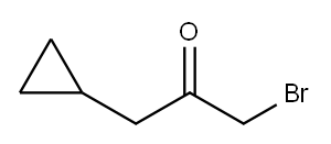 2-Propanone,  1-bromo-3-cyclopropyl- Structure