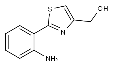 [2-(2-AMINO-PHENYL)-THIAZOL-4-YL]-METHANOL Struktur