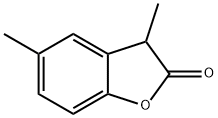 2(3H)-Benzofuranone,  3,5-dimethyl- Struktur
