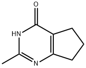 4H-Cyclopentapyrimidin-4-one, 3,5,6,7-tetrahydro-2-methyl- (9CI) Structure