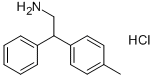 2-PHENYL-2-(P-TOLYL)ETHAN-1-AMINE HYDROCHLORIDE,6582-22-5,结构式