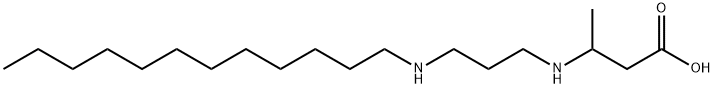 3-[[3-(dodecylamino)propyl]amino]butyric acid Structure