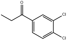 3',4'-ジクロロプロピオフェノン 化学構造式