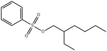 Benzenesulfonic acid, 2-ethylhexyl ester 化学構造式