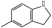 5-メチルインドリン 化学構造式