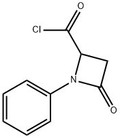 2-Azetidinecarbonyl chloride, 4-oxo-1-phenyl- (9CI) Structure