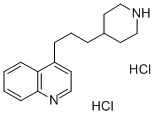 Quinoline, 4-(3-(4-piperidinyl)propyl)-, dihydrochloride Struktur