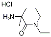 2-Amino-N,N-diethyl-2-methylpropanamidehydrochloride Struktur