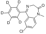DIAZEPAM-D5 Struktur