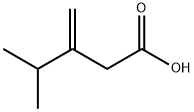 3-イソプロピルブタ-3-エン酸 化学構造式