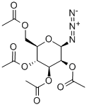 ALPHA-D-MANNOPYRANOSYL AZIDE TETRAACETAT 化学構造式