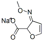 (Z)-alpha-(methoxyimino)furoic acid, sodium salt Structure