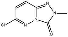 6-クロロ-2-メチル[1,2,4]トリアゾロ[4,3-B]ピリダジン-3(2H)-オン 化学構造式
