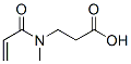 beta-Alanine, N-methyl-N-(1-oxo-2-propenyl)- (9CI) Structure