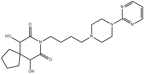 6,10-Dihydroxy Buspirone Structure