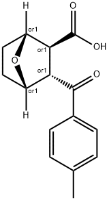 ENDO-3-(4-METHYLBENZOYL)-7-OXABICYCLO[2.2.1]HEPTANE-EXO-2-CARBOXYLIC ACID Structure
