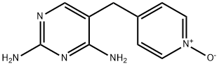 4-[(2,4-Diaminopyrimidin-5-yl)methyl]pyridine 1-oxide Structure