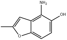 5-Benzofuranol,  4-amino-2-methyl- 结构式