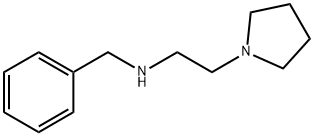 N-Benzyl-2-(1-pyrrolidinyl)ethanamine 结构式