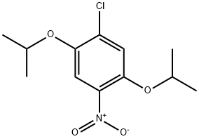 1-chloro-2,5-bis(1-methylethoxy)-4-nitrobenzene Struktur