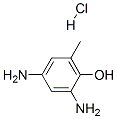 2,4-diamino-6-methylphenol hydrochloride Struktur