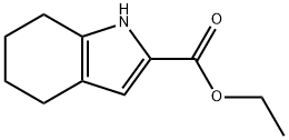 4,5,6,7-四氢-1H-吲哚-2-羧酸乙酯 结构式