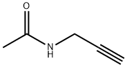 N-(2-プロピニル)アセトアミド 化学構造式