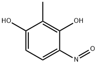 2-methyl-4-nitrosoresorcinol Struktur