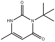 3-tert-butyl-6-methyluracil Structure