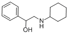 2-CYCLOHEXYLAMINO-1-PHENYLETHANOL Structure