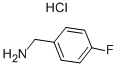 4-FLUORO BENZYLAMINE HYDROCHLORIDE Struktur